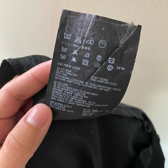 Prada Black Flat Front Straight Leg Dress Pants Size 44 US 8 - Picture 7 of 7